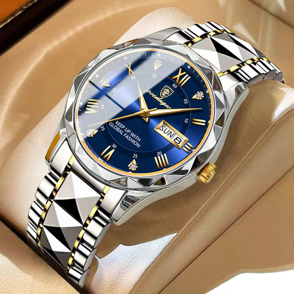 Luxury Man Wristwatch Waterproof Luminous Date Week Men Watches