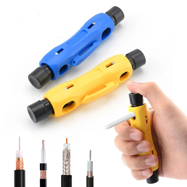 Coaxial Cable Stripper Pen Type Hand Tools Wire Cutting Stripping Pliers