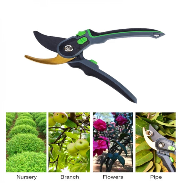 Garden Pruner Shears SK5 Blade Coated with PTFE Gardening Fruit Tree Pruning Shear