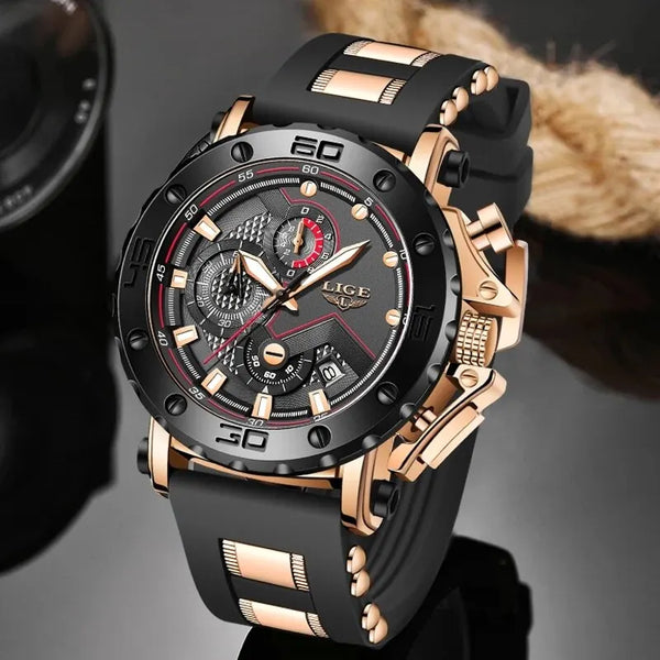 Relojes de lujo para hombre, caja original, esfera grande, reloj para hombre