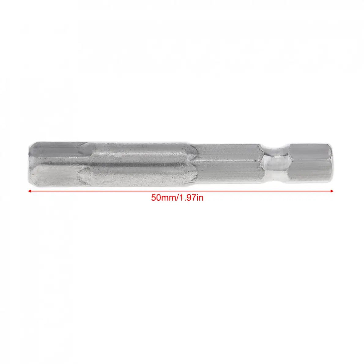 50mm High Carbon Steel Hex Shank Screwdriver Bit Extension Rod with Magnetic Extension