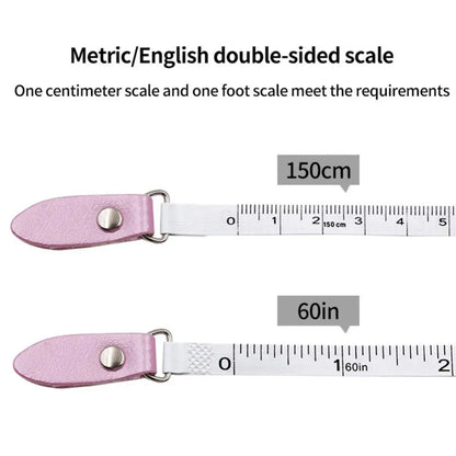 150CM Portable Tape Measuring Retractable Ruler Children Height Ruler Tape