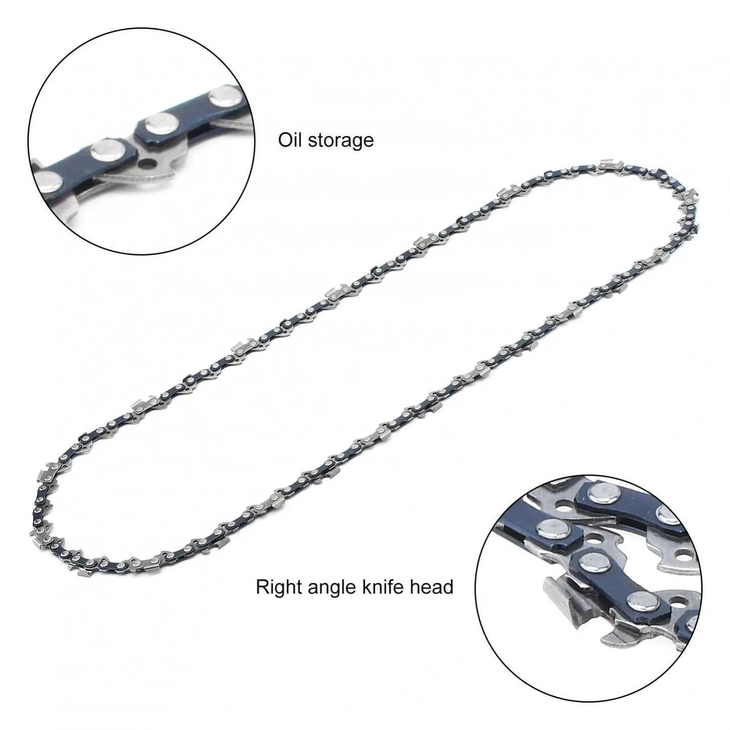 16-Inch Carbon Steel Chainsaw Chain Replacement Cordless Handheld Electric Chainsaw