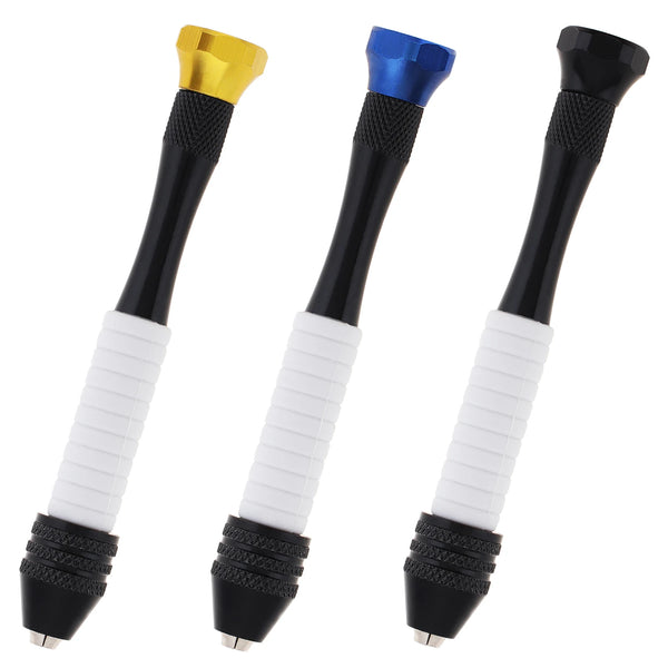 Mini Micro Aluminum Hand Drill Pin Vise Twist Drill Bits