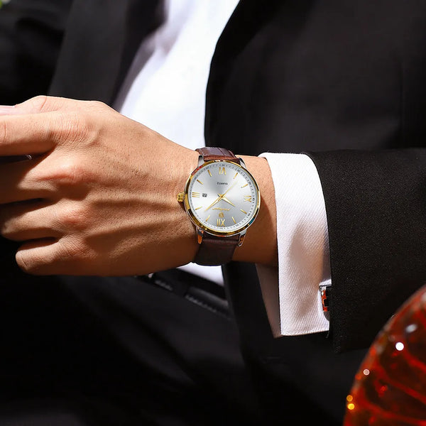 Men's Watches Top Brand Luxury Men Wrist Watch Leather Quartz Watch