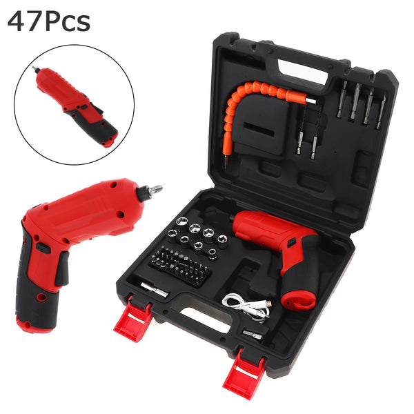 47pcs Rechargeable Mini Screwdriver Power Tools