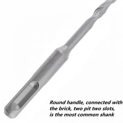 6MM 8MM 10MM Round Shank Center Drill Bit SDS Plus Rotary Hammer Concrete Masonry Drill Bits