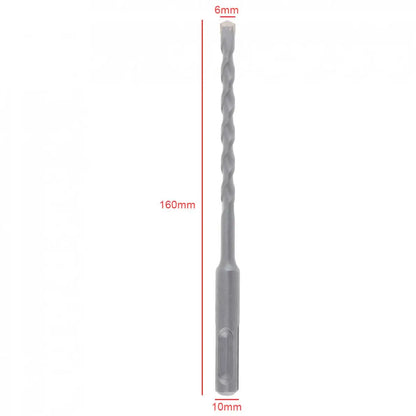 6x160mm Drill Bits Set Round Shank Drill Set Rotary Hammer Concrete Masonary Drill Bit