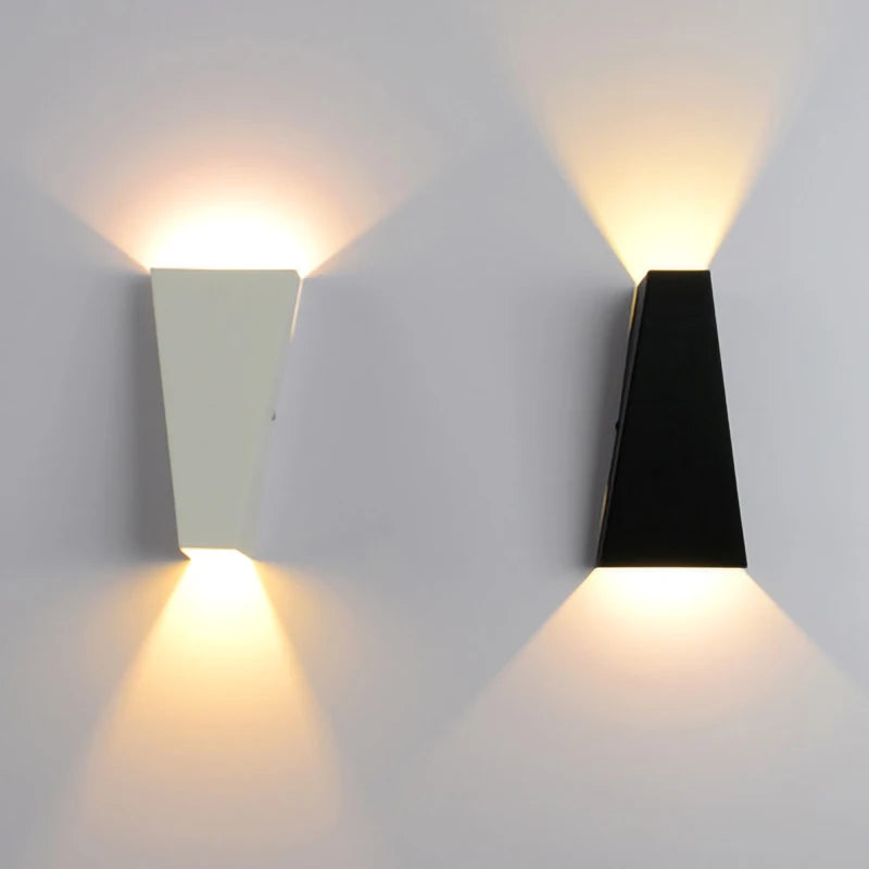 Nordic waterproof LED wall lamp indoor bedroom bedside living room lighting