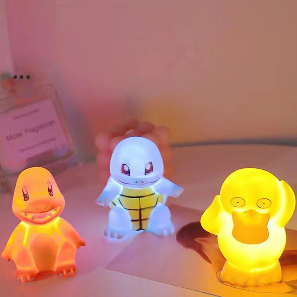 Pokemon Pikachu Night Light Cute Anime Soft Light Bedroom Bedside LED Light