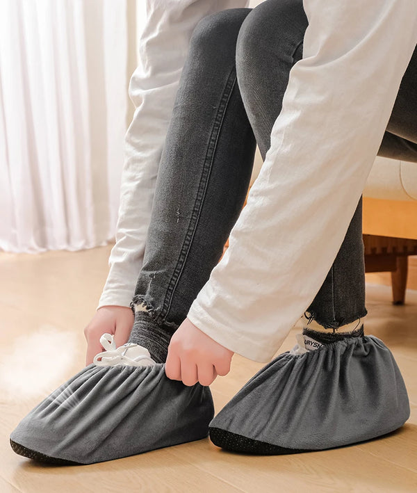 High Quality Flannel Shoes Covers Boot Slip-on Washable Shoe