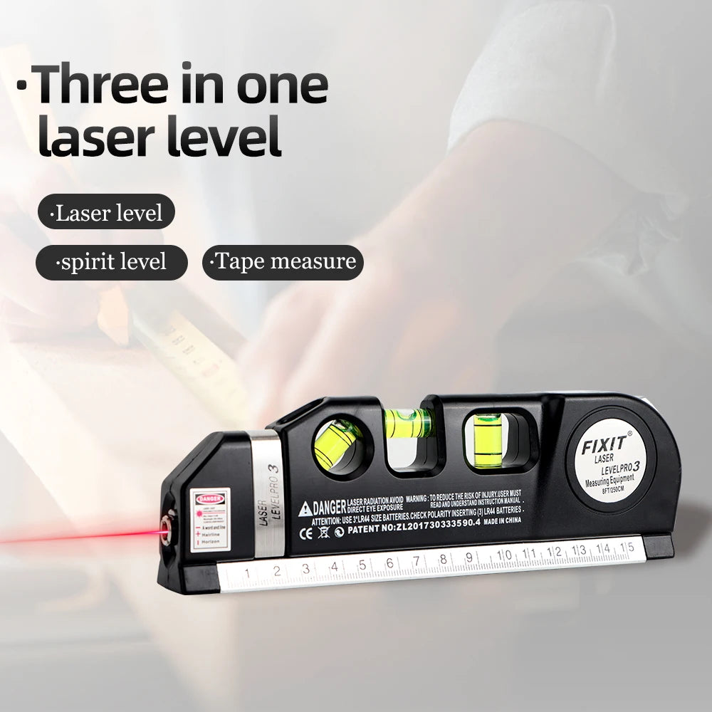 Multipurpose Laser Level Horizontal Vertical Cross Lines Measuring Instrument