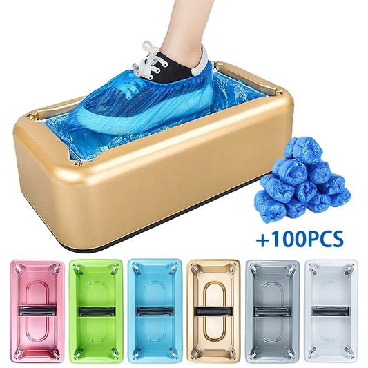 Automatic Shoe Cover Machine Smart Overshoes Dispenser T Buckle Shoe Cover