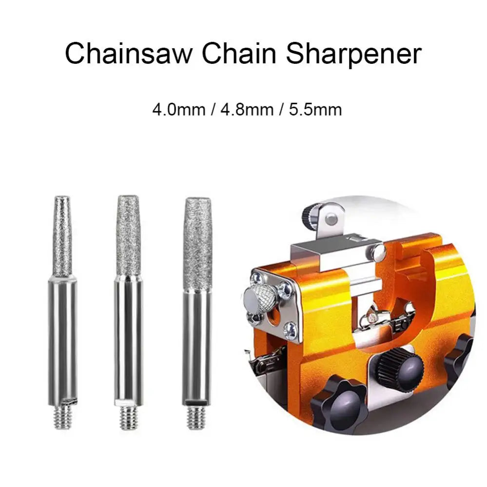 5pcs Chainsaw Sharpening Bits High Hardness Chainsaw Grinding Stones for Chain Saw