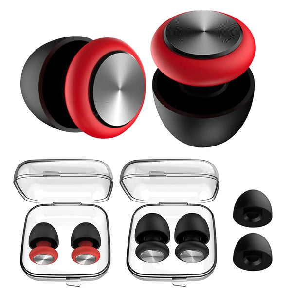 Silicone Soundproof Earplug Anti Noise Sleeping Ear Plugs