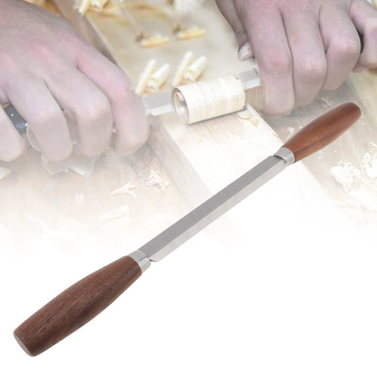 1 Pcs Walnut Wood Woodwork Hand Plane Carving Curved Wood Debarking Hand Tool