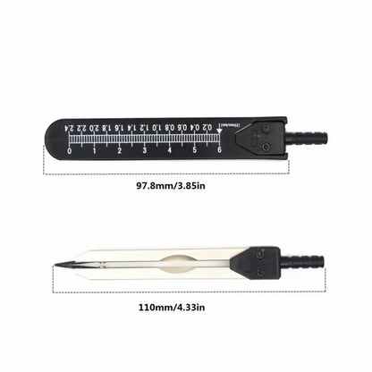 High Precision Calipers Ruler Electrocardiogram Divider Students Study Measuring Ruler Tool