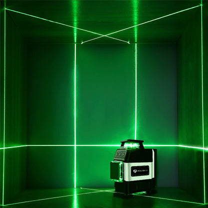 Mini 16 Lines 4D Laser Level Green Lines Self-Leveling Horizontal and Vertical