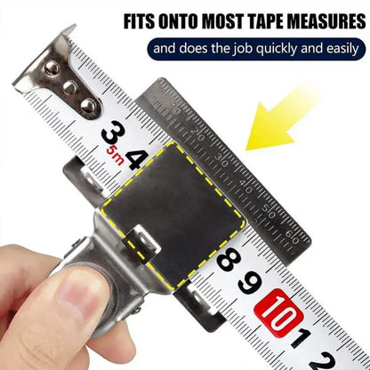 2pcs Measuring Tape Clip Tool Matey Tape Measures  Clip Corners Clamp Holder Fixed Ruler Mark Tools