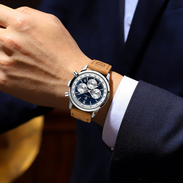 High Quality Luxury  Watch Military Waterproof Luminous Chronograph Date Men's Wrist Watch