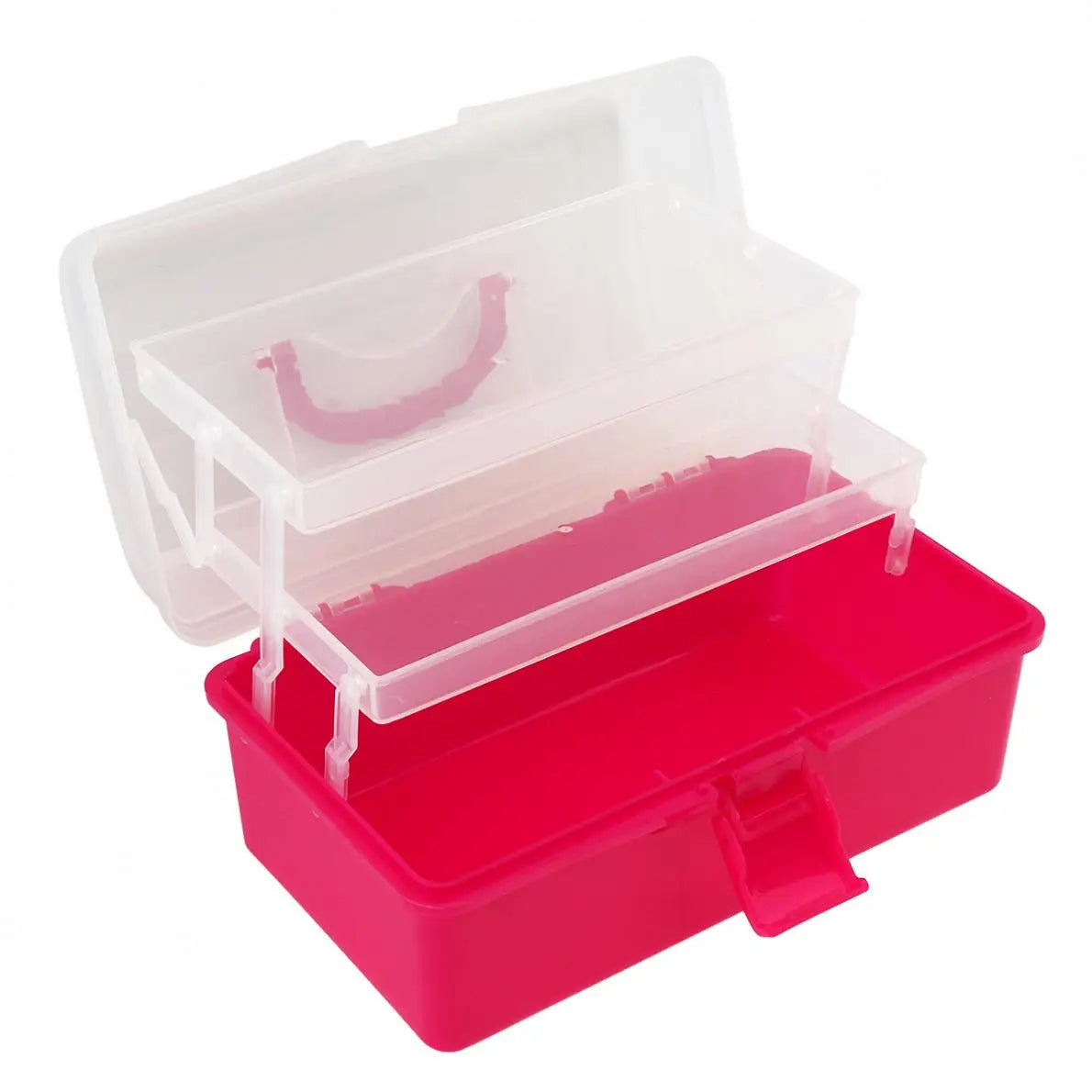 9 Inch PP Plastic Portable Handheld Three-layer Tool Storage Box