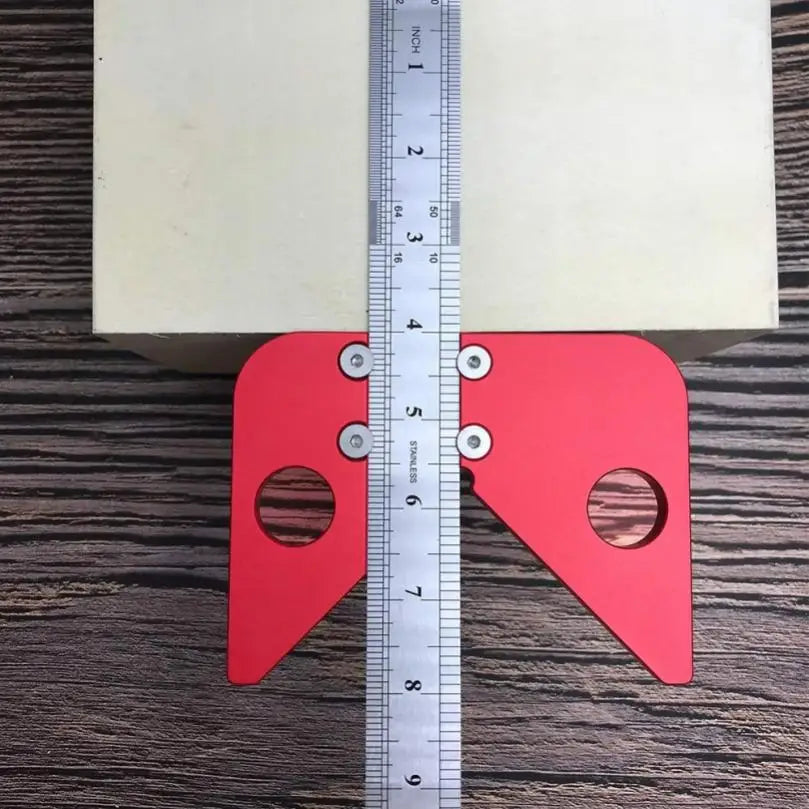 Woodworking Circle Center Scribing Gauge 45 Degree Angle Scriber Removable Ruler