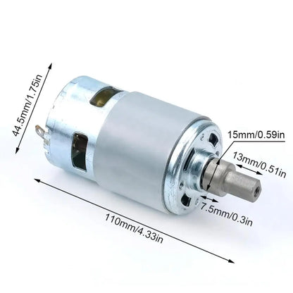 775 DC Motor 18-21V 15000RPM High Speed Blower Motor Electric Machinery Tools