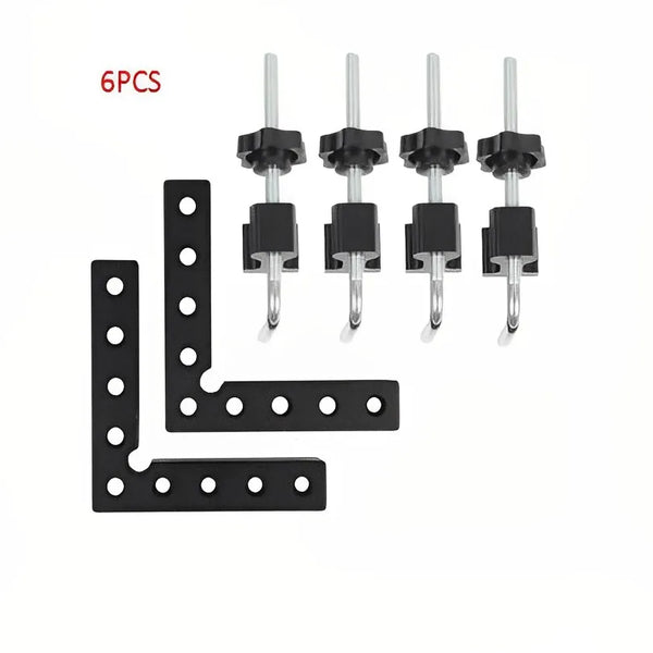 90 Degree Positioning Block Woodworking Right Angle Clip Aluminum Alloy Fixed Clip