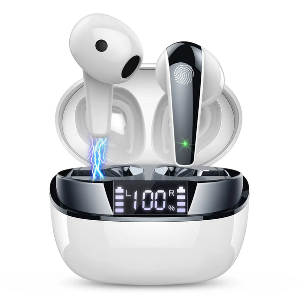 Wireless Earbuds, Bluetooth 5.3 Headphones In Ear with Dual Mic
