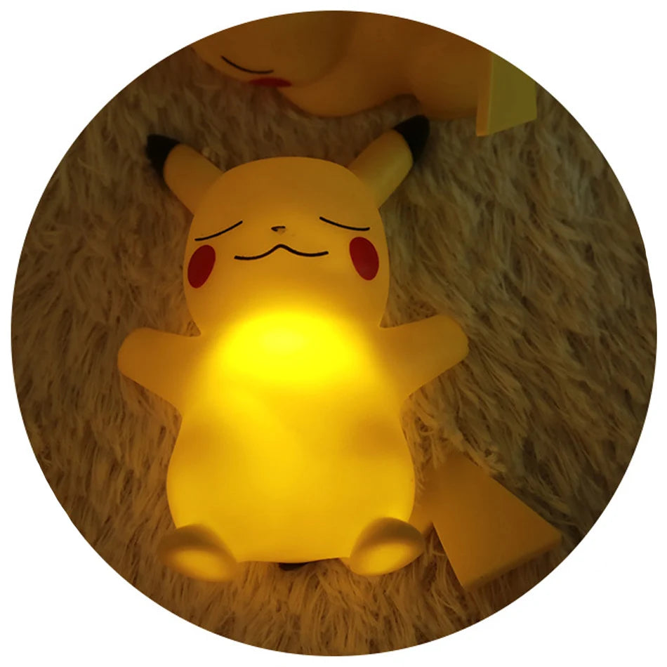 Pokemon Pikachu Night Light Cute Anime Soft Light Bedroom Bedside LED Light