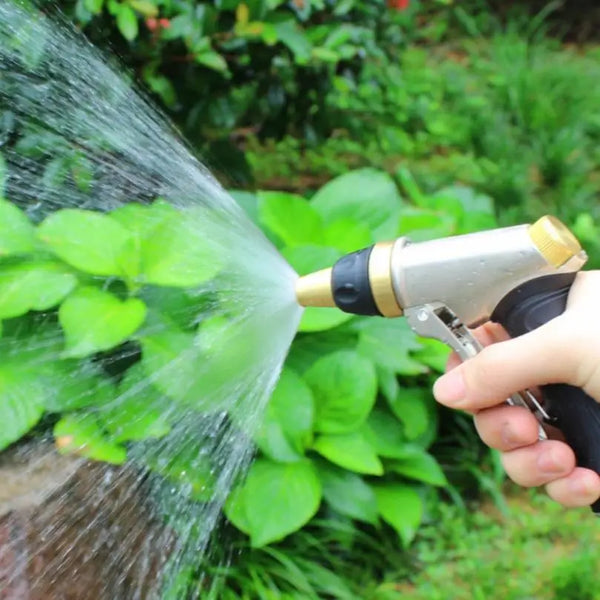 Electroplating High Pressure Water Spray Gun, Car Wash Metal Hose Nozzle Water Gun