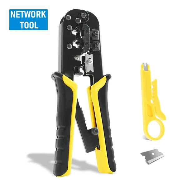 RJ45 Crimper RJ11 RJ45 Crimping Tool Ethernet Network LAN Cable Crimper Cutter