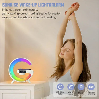 RGB Night Light Lamp Multifunction Alarm Clock