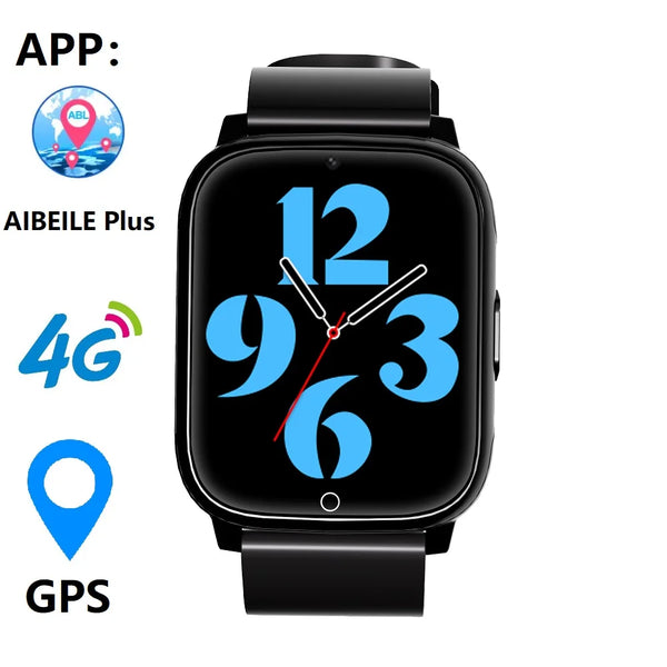 4G Phone Smartwatch For Elder Children Kids' GPS Tracker Wristwatch