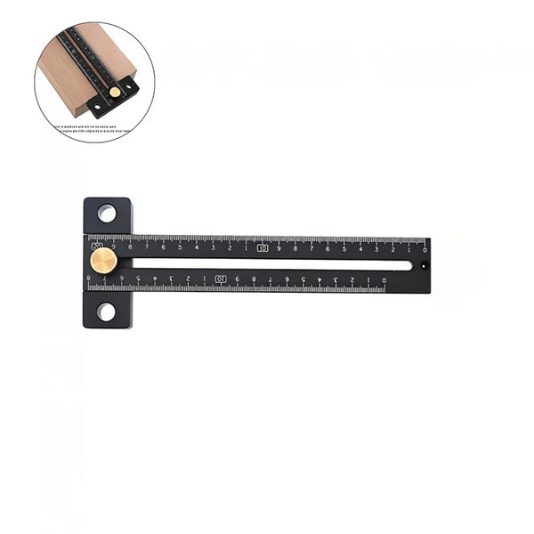 180mmT Type Track Scribe Ruler Woodworking Scribing Ruler