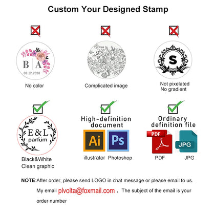 LOGO Customized Embossed Stamp