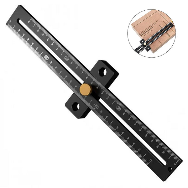 280mm T Type Track Scribe Ruler Woodworking Scribing Ruler