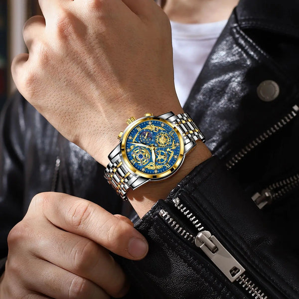 Luxury High Quality Man Watch Waterproof Luminous Chronograph Date Men Watch