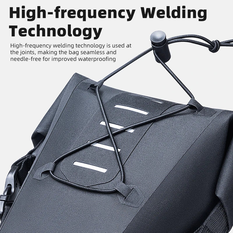 Bicycle Waterproof Tail Bag 3L Cycling Seat Bag Foldable Road MTB Bicycle Tail Rear Saddle Bag