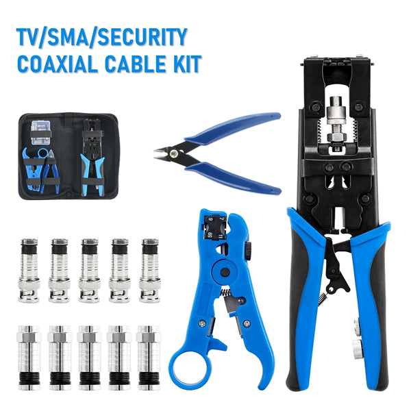 CCTV Camera Installation Tool Set Compression Pliers