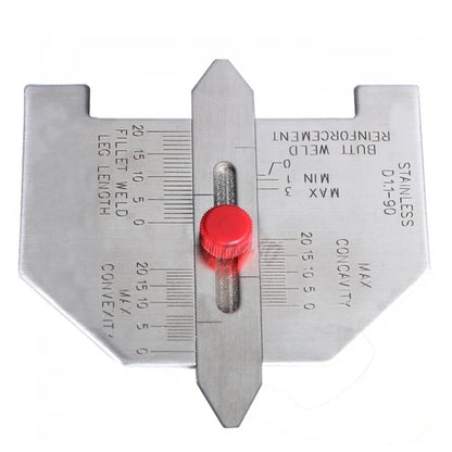 Fillet Metric gauge Stanless Steel Welding Gage Measurement Ruler Weld Fillet gauge Measure Tools