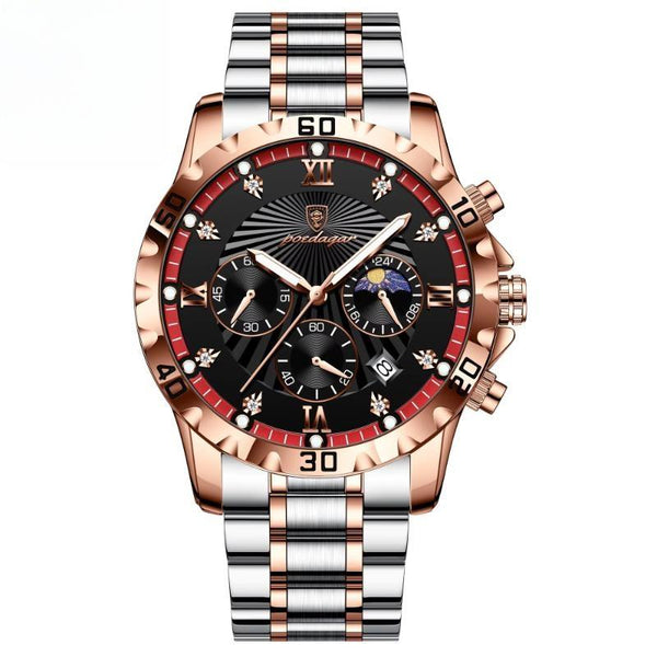 Reloj militar de lujo para hombre, resistente al agua, luminoso, cronógrafo con fecha, reloj de pulsera para hombre.