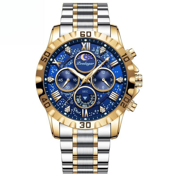 High Quality Military Men Clock Chronograph Waterproof Luminous Men's Wristwatch