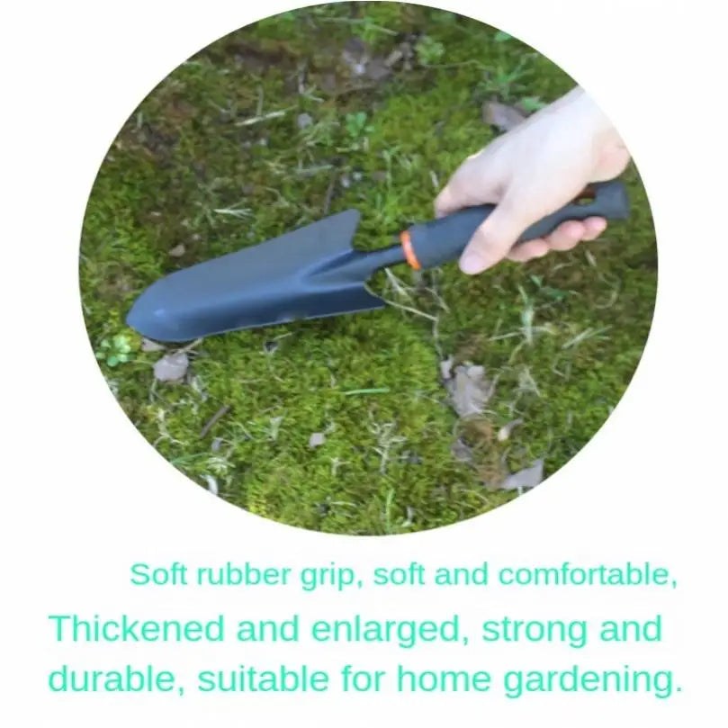 Thicken Iron Head Flower Shovel for Loosening Soil Weeding Gardening Tool