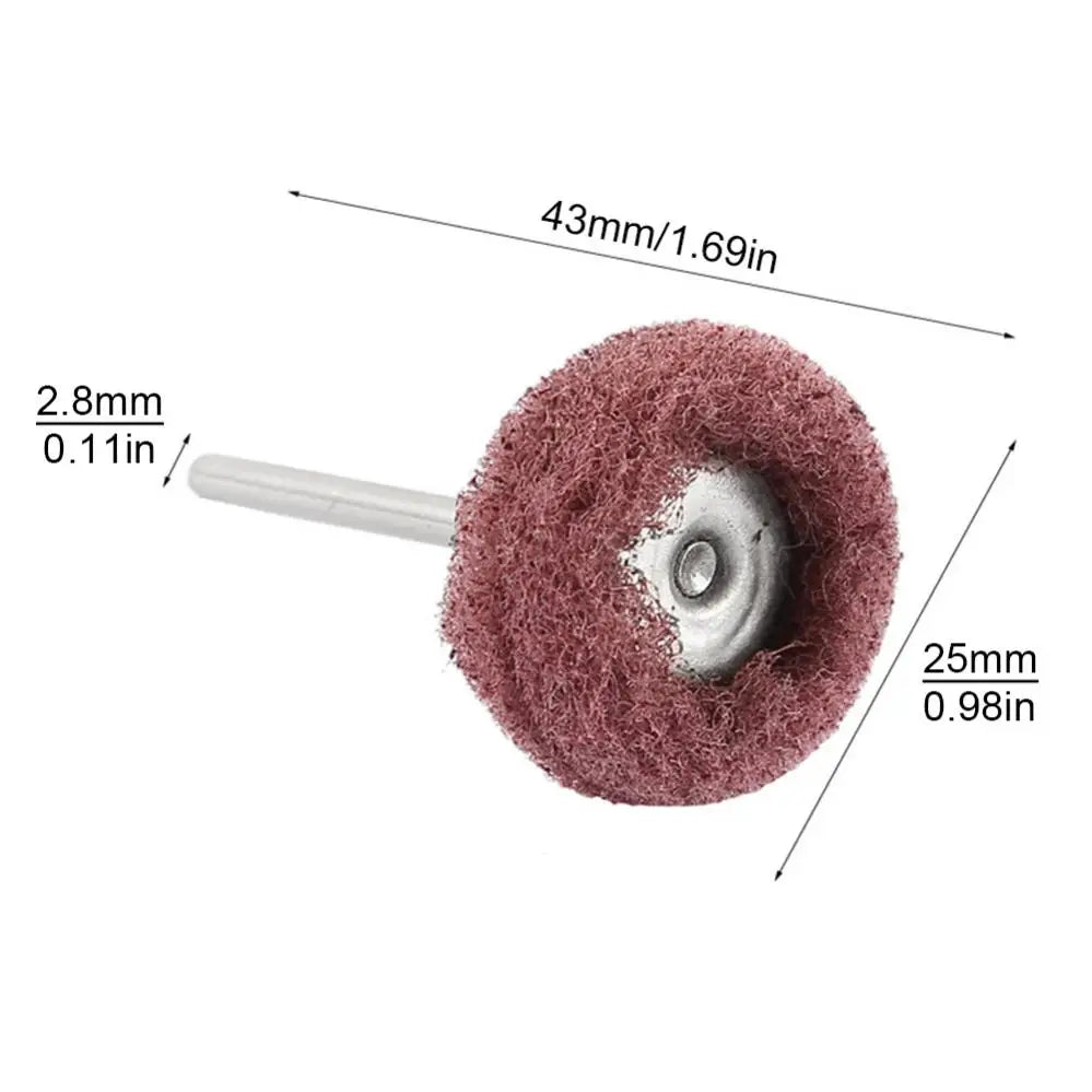 40pcs 1 Inch Mini Polishing Wheel Angle Grinder Polisher Tools Nylon Fiber Sanding Disc