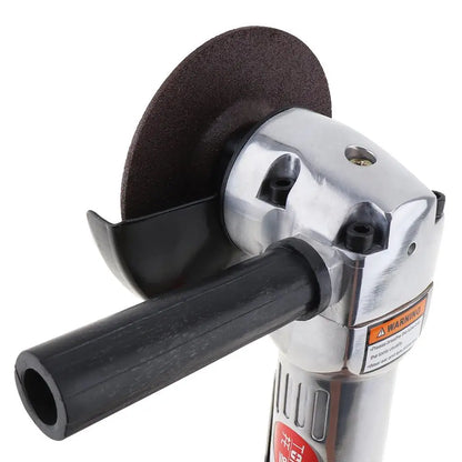 4 Inch Pneumatic Angle Grinder High Speed Polisher Air Grinding with Disc Polished Piece and PVC Handle Tool