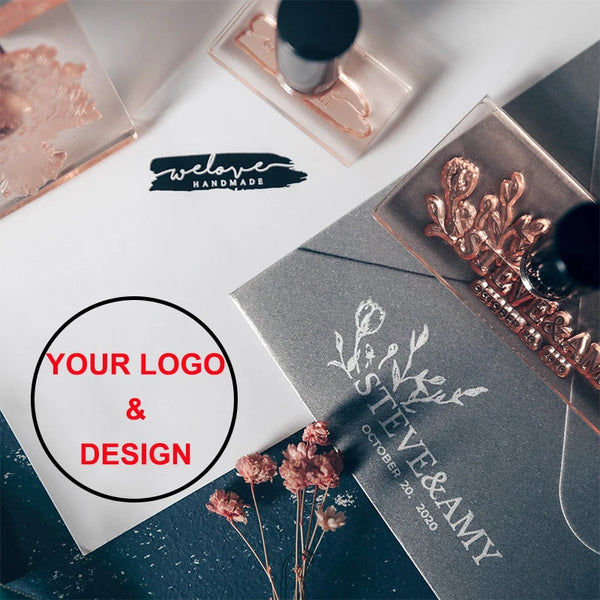 Rubber Stamps LOGO Customization DIY
