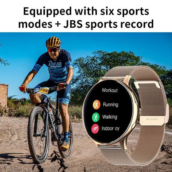 Relojes inteligentes con control de frecuencia cardíaca, presión arterial y llamadas Bluetooth