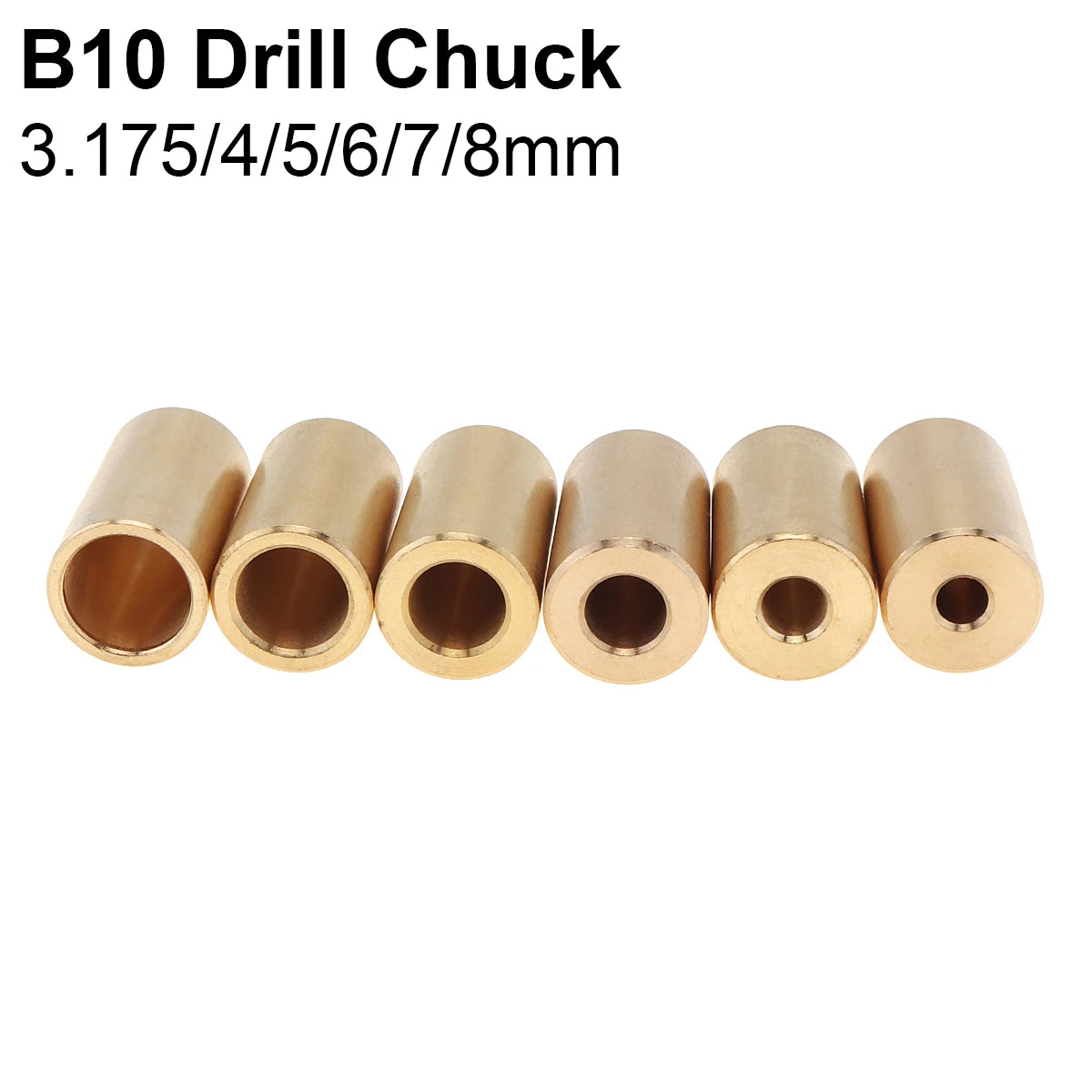 B10 Drill Chuck Connecting Rod Sleeve Copper Taper Coupling