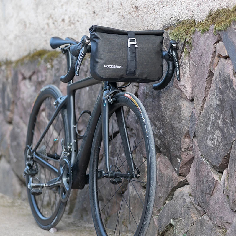 5-6L Bicycle Bag Waterproof Front Reflectice Tube Bike Bag